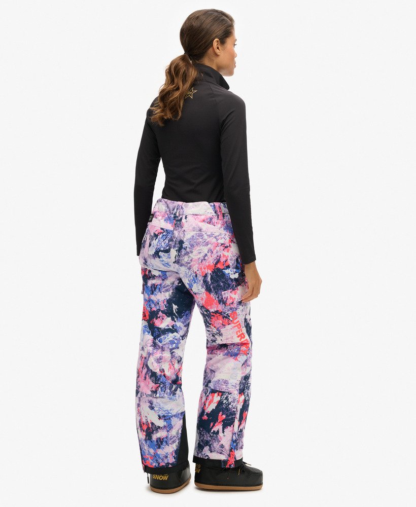 ski ultimate rescue-broek in mountain mesh-paars