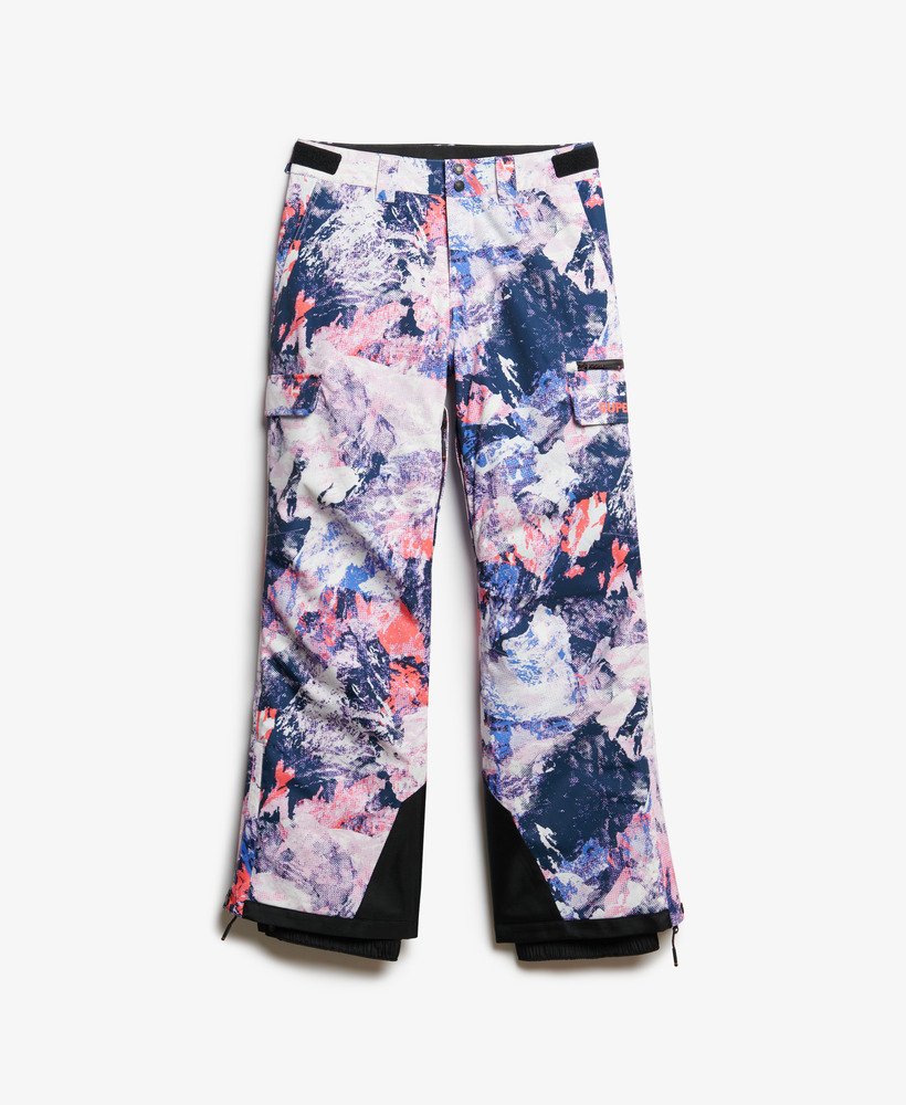 ski ultimate rescue-broek in mountain mesh-paars