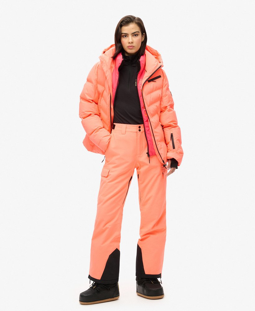 ski ultimate rescue-broek in pastelkleurig koraal