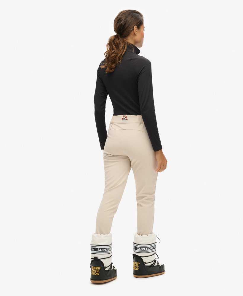 ski luxe legging snow pants in off grey