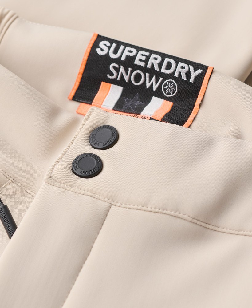 ski luxe legging snow pants in off grey