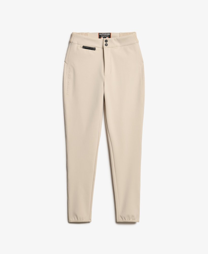 ski luxe legging snow pants in off grey