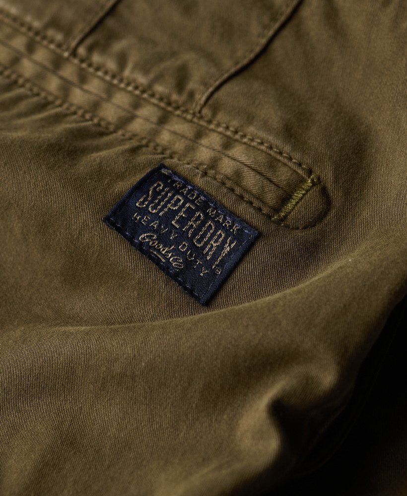 chino broek met middelhoge taille in grijs gemêleerdjaffa