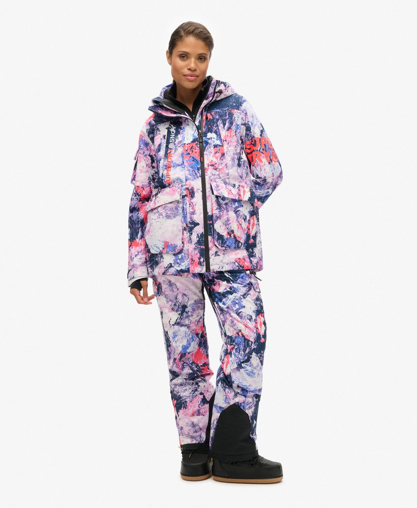 ski ultimate rescue-jas in mountain mesh-paars