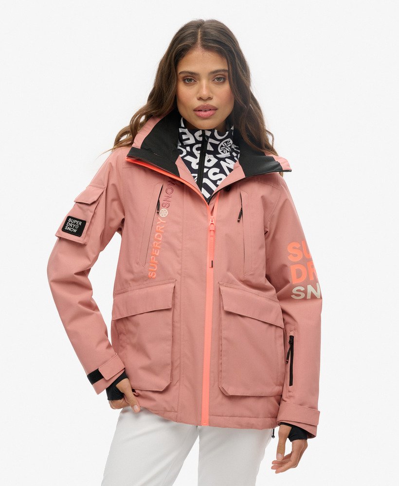 ski ultimate rescue jacket in ash rose
