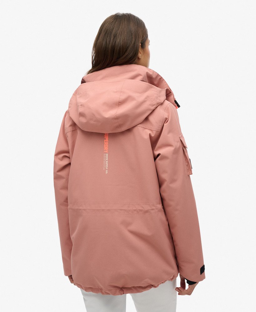 ski ultimate rescue jacket in ash rose