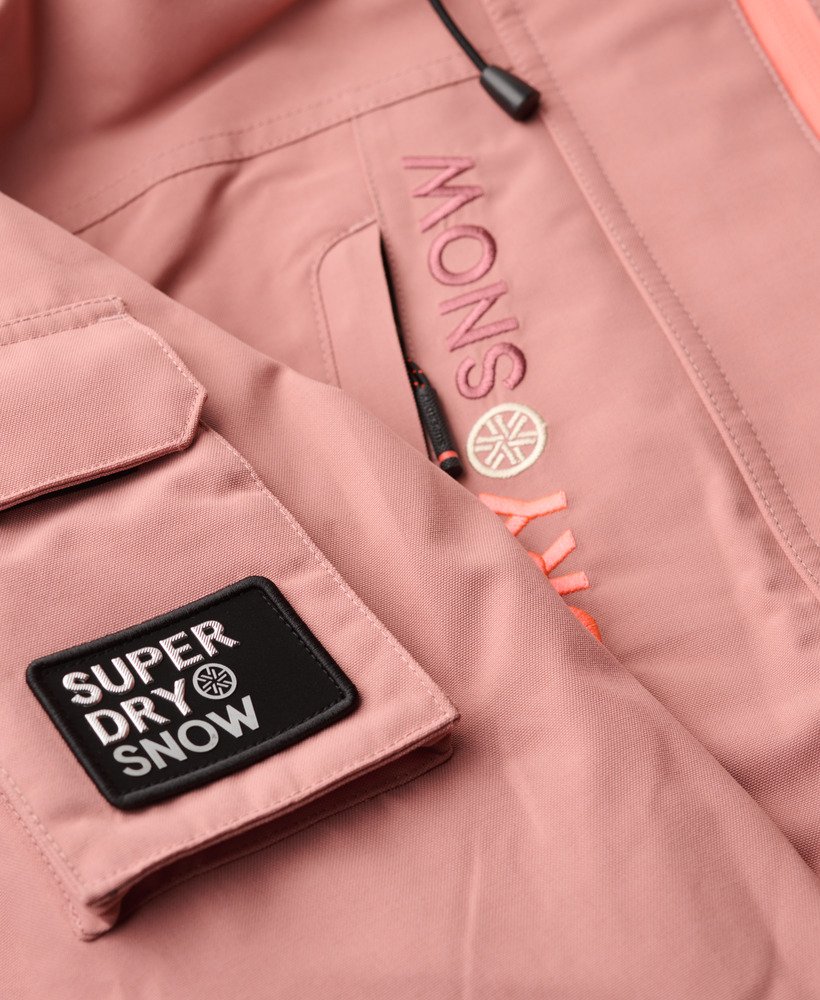 ski ultimate rescue jacket in ash rose
