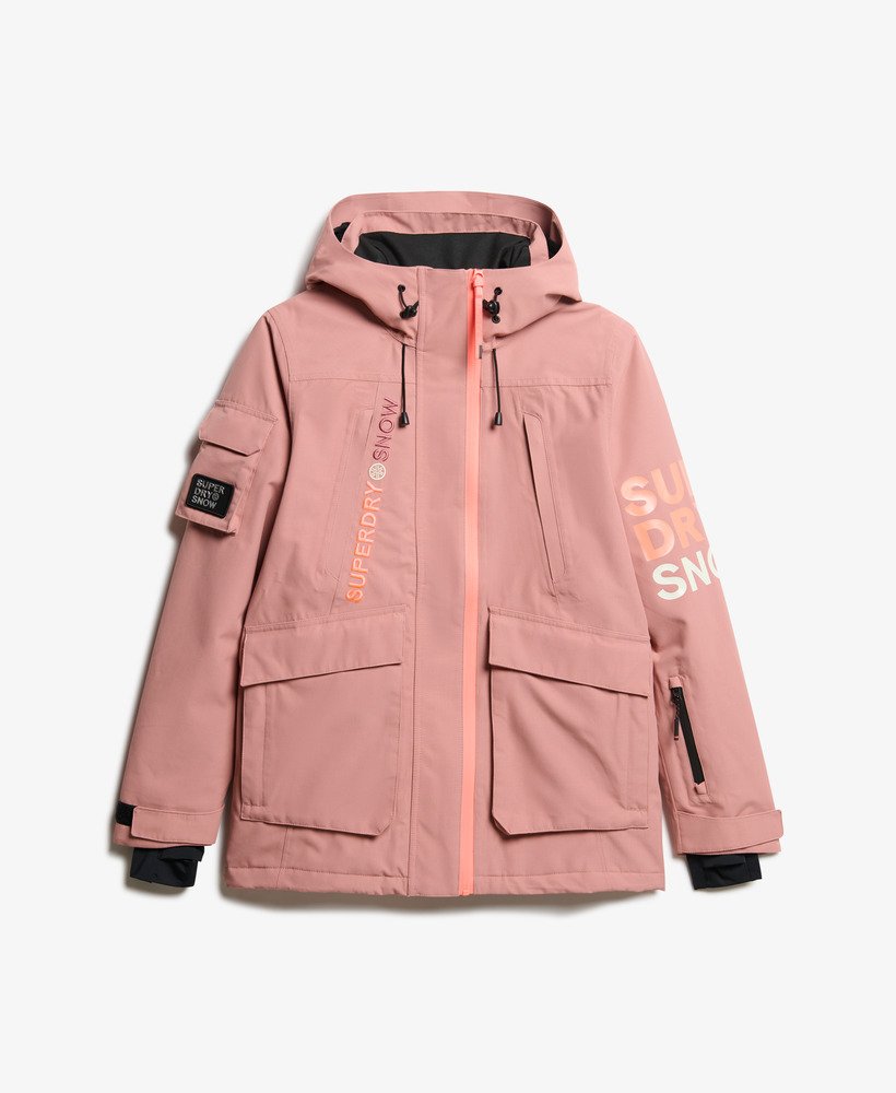ski ultimate rescue jacket in ash rose