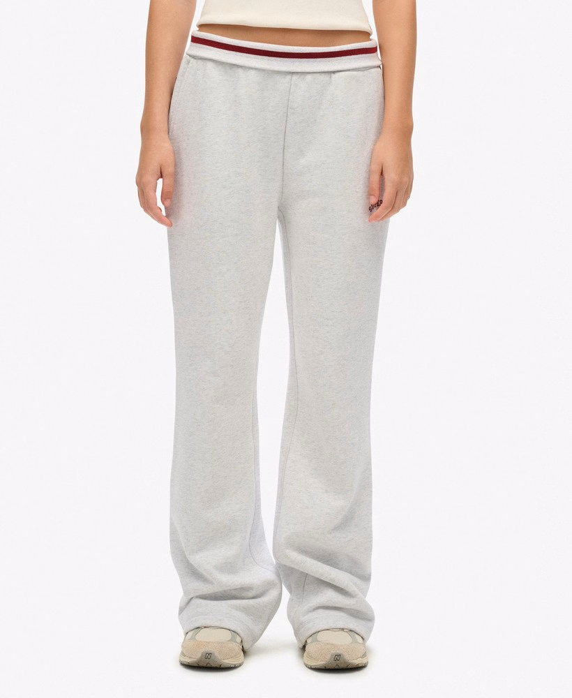 Athletic Essentials Logo Low Rise Flare Jogger