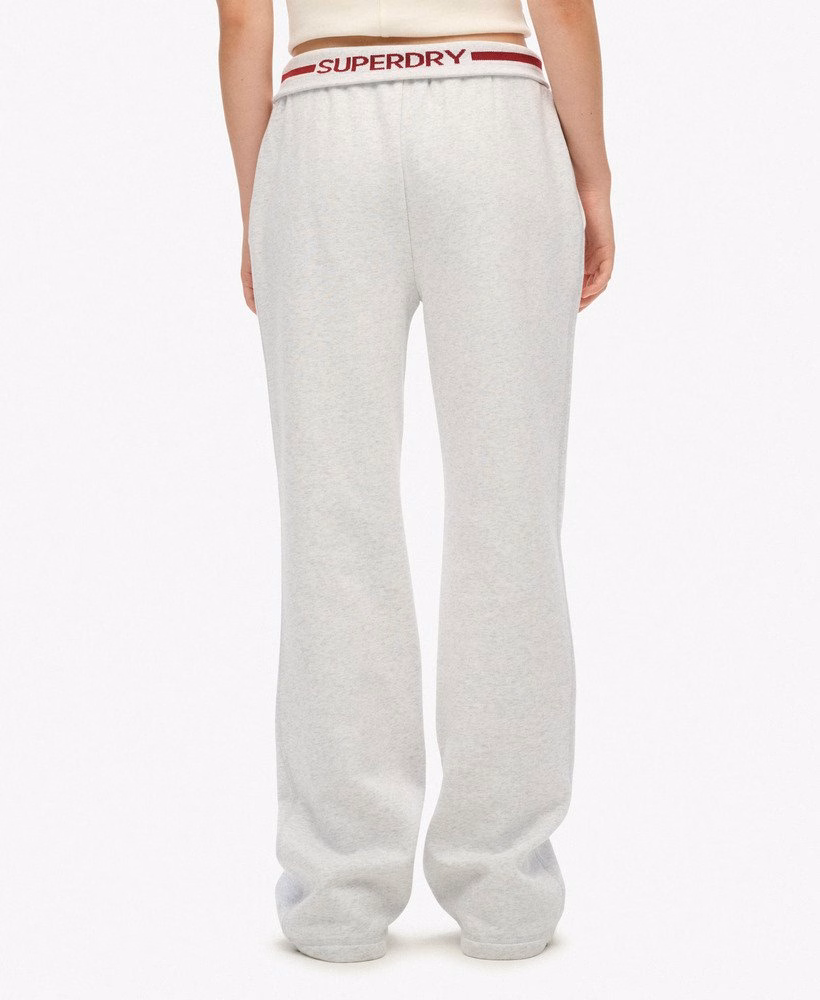 Athletic Essentials Logo Low Rise Flare Jogger