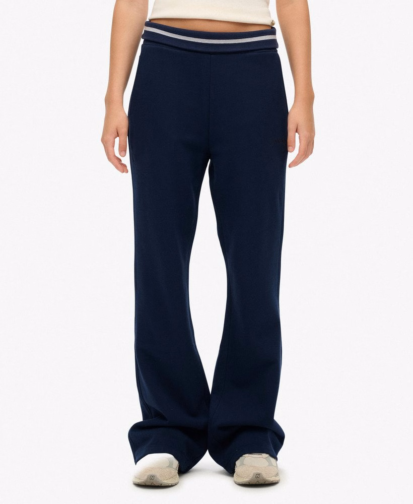 Athletic Essentials Logo Low Rise Flare Jogger