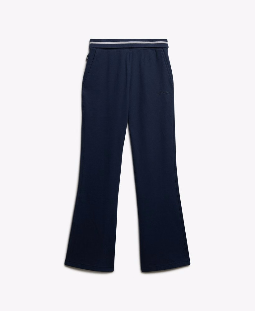 Athletic Essentials Logo Low Rise Flare Jogger
