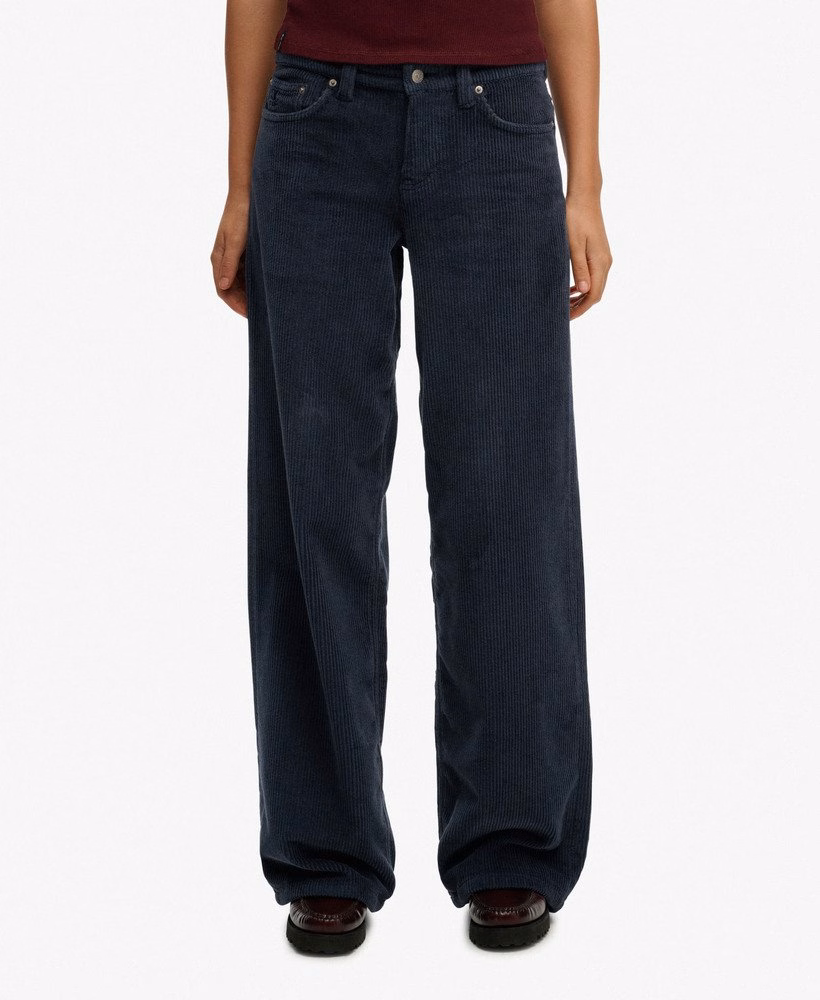 Mid Rise Baggy Jumbo Cord Pants
