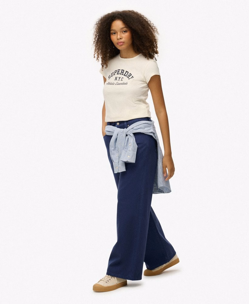 Mid Rise Baggy Pants