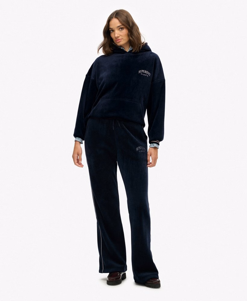 Country Club Velours Rechte Joggingbroek