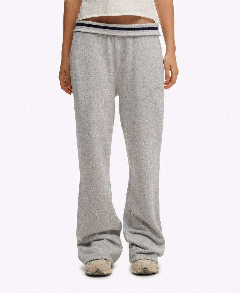 Athletic Essentials Logo Low Rise Flare Jogger