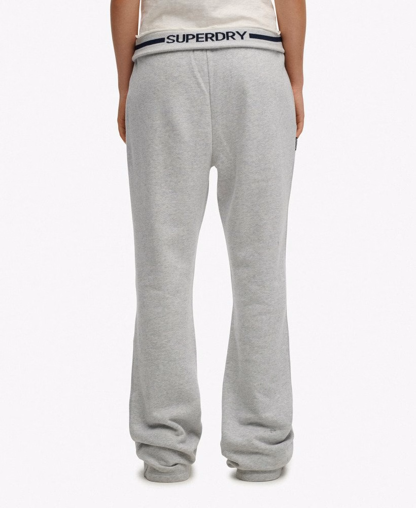 Athletic Essentials Logo Low Rise Flare Jogger