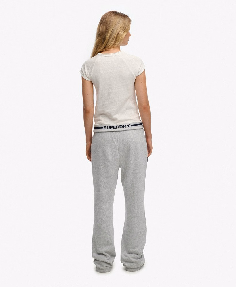 Athletic Essentials Logo Low Rise Flare Jogger