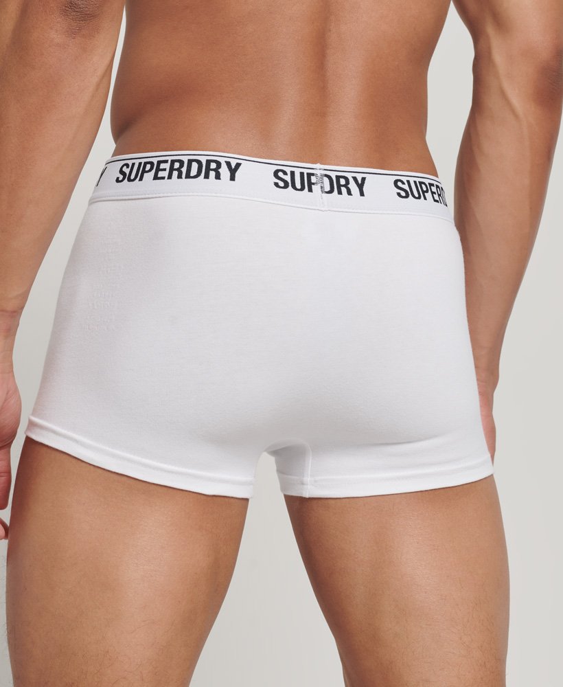 biologische katoenen boxershorts driepack in optische mix