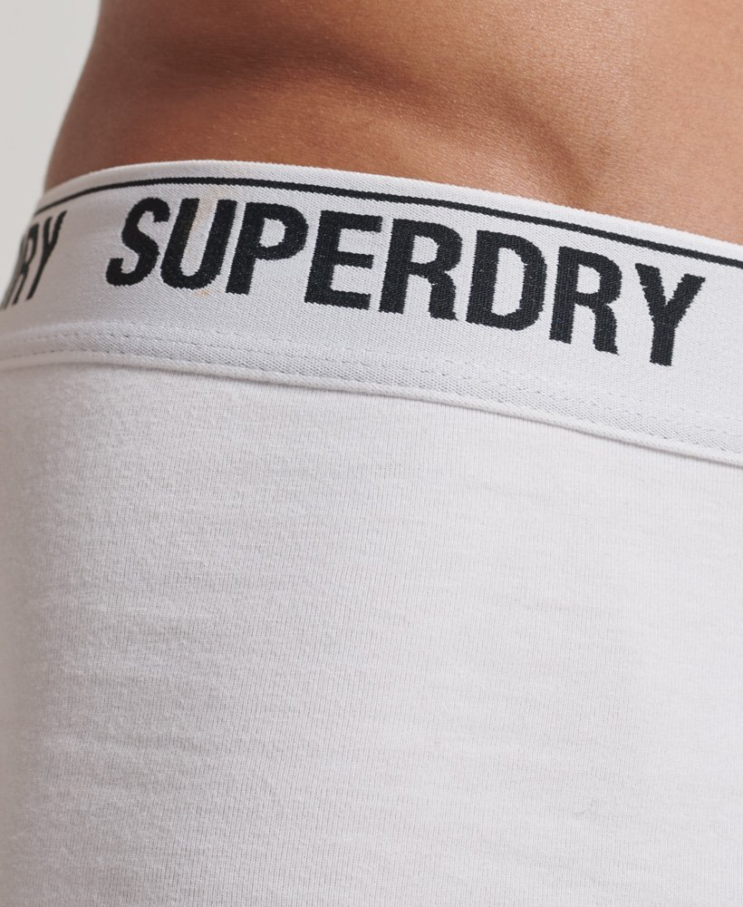 biologische katoenen boxershorts driepack in optische mix