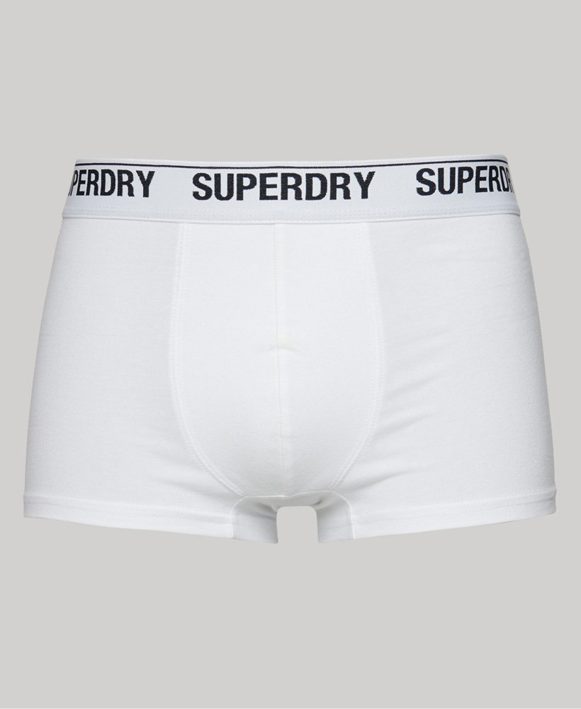 biologische katoenen boxershorts driepack in optische mix
