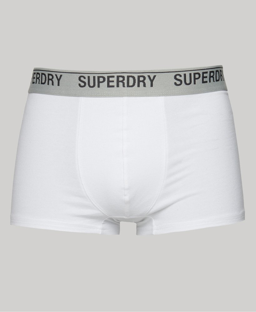 biologische katoenen boxershorts driepack in optische mix