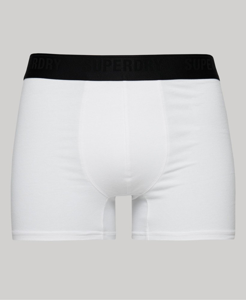 biologisch katoenen boxershorts driepack in zwartgrijsoptisch
