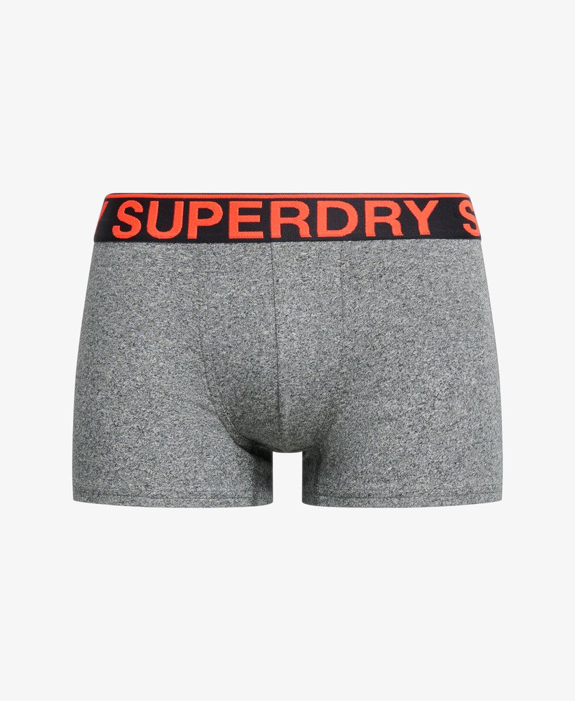 biologische katoenen boxershorts driepack in karst mega blackblackbright orange marl
