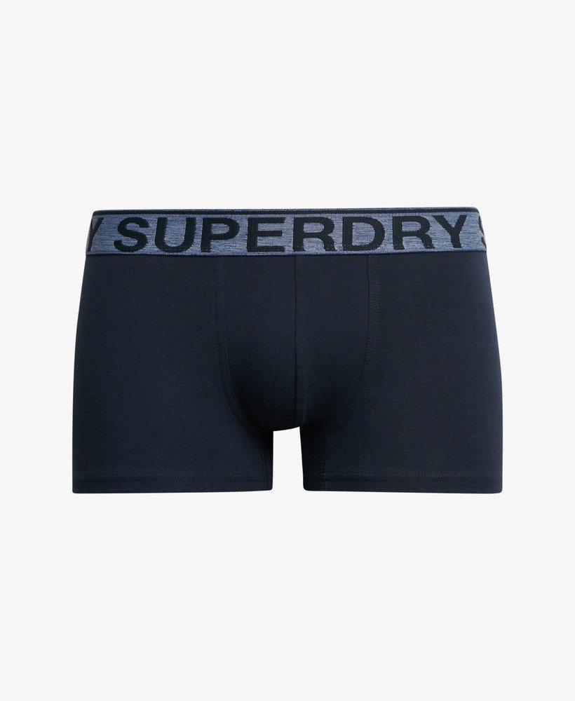 biologische katoenen boxershorts drie stuks in eclipse navy