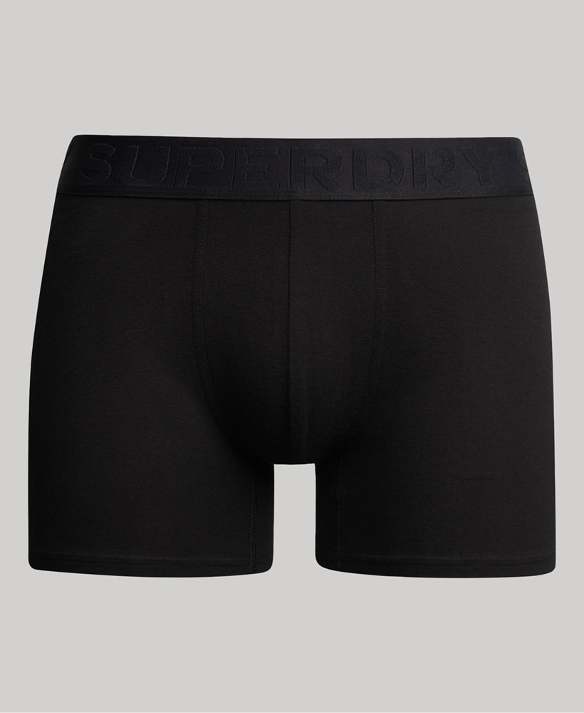 biologisch katoenen boxershorts driepack in zwart