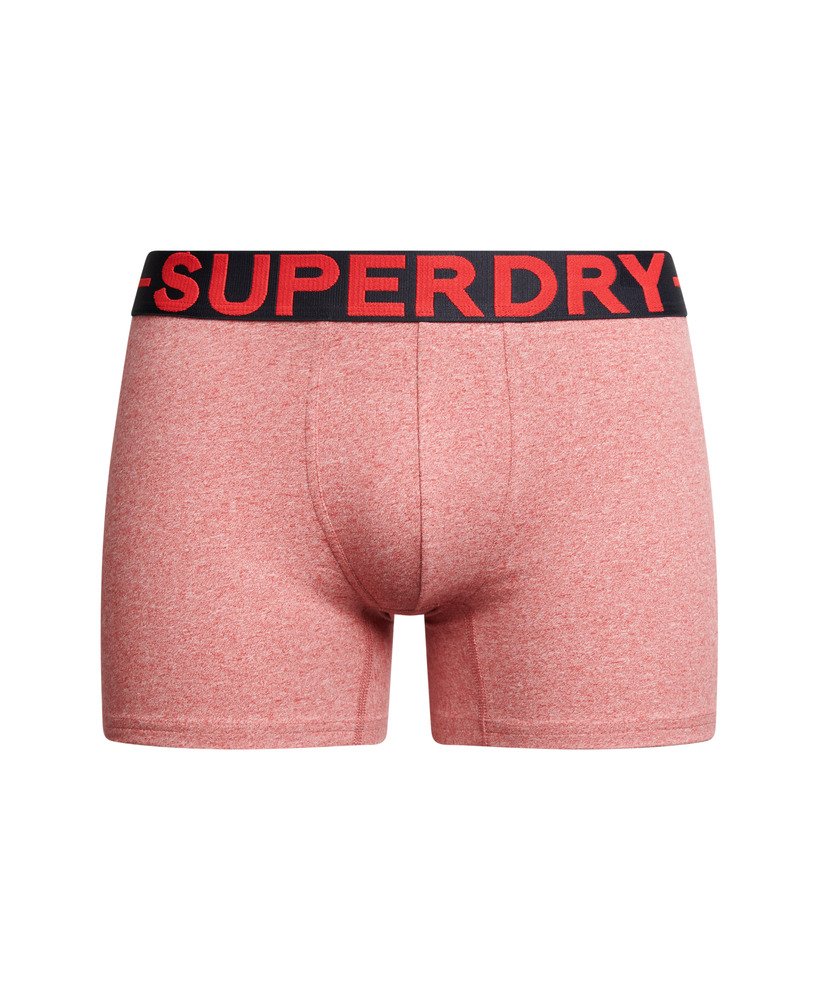 biologisch katoenen boxershorts driepack in berry red marlhike red marlmid red grit.