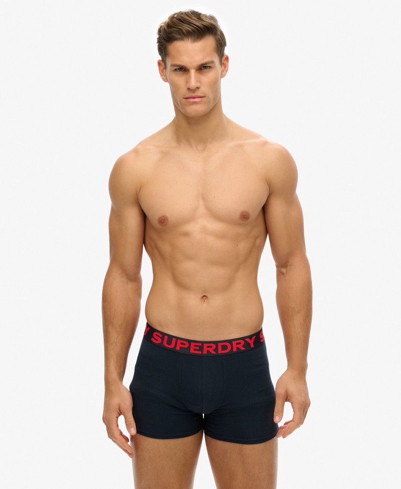 biologisch katoenen boxershorts driepack in eclipse navy