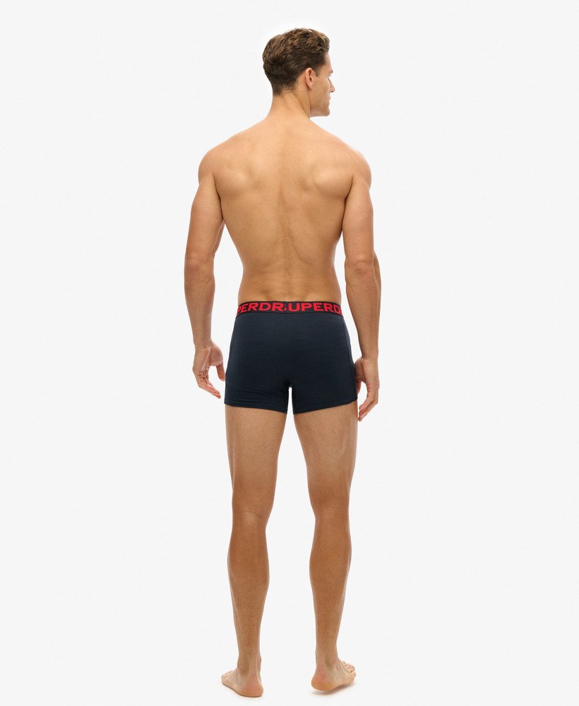 biologisch katoenen boxershorts driepack in eclipse navy